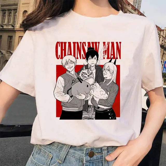 Chainsaw Man  Women Tshirt The Nakama Project